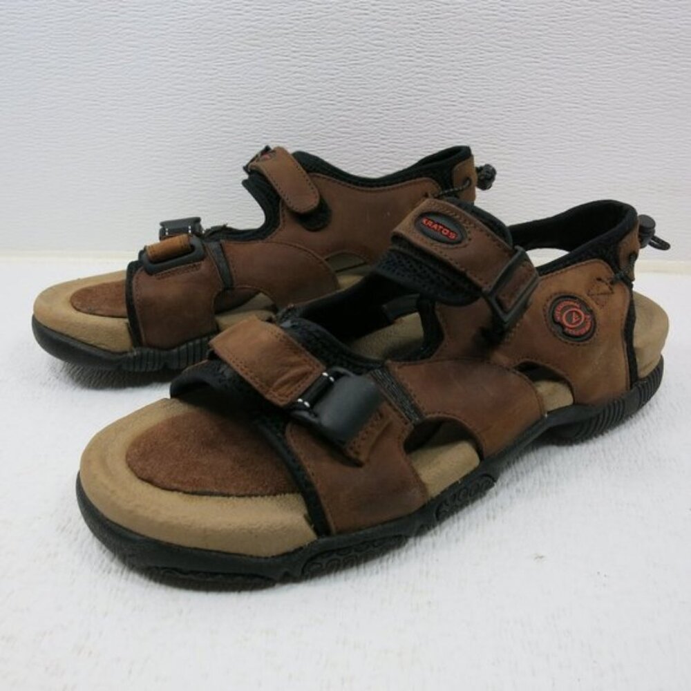 Kratos International Performance Nubuck Adjustable Straps Leather Casual sz 12